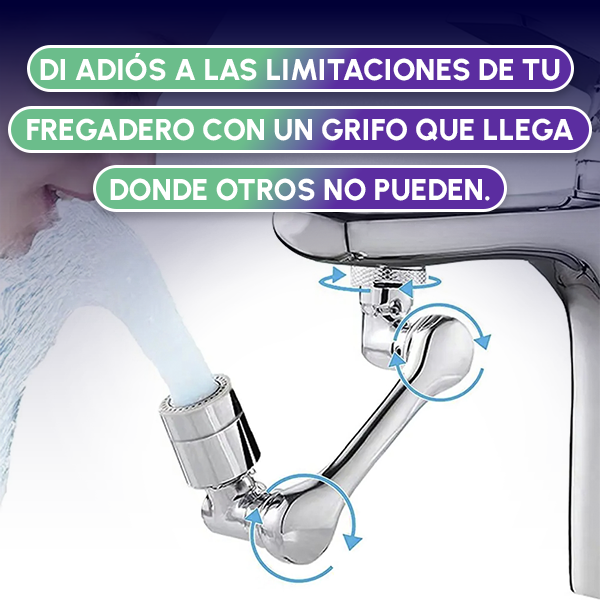 2x1 Grifo Giratorio 1080° Ahorrador de  Agua + Envío GRATIS