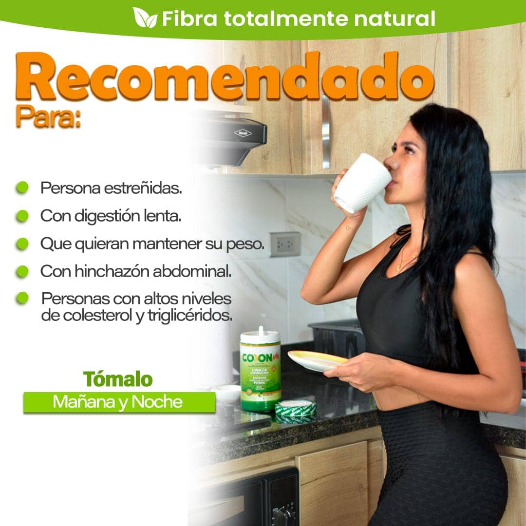 🌿 COLON PLUS - Fibra 100% Natural 🥇