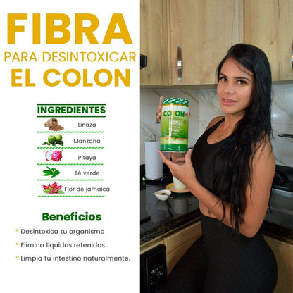 🌿 COLON PLUS - Fibra 100% Natural 🥇